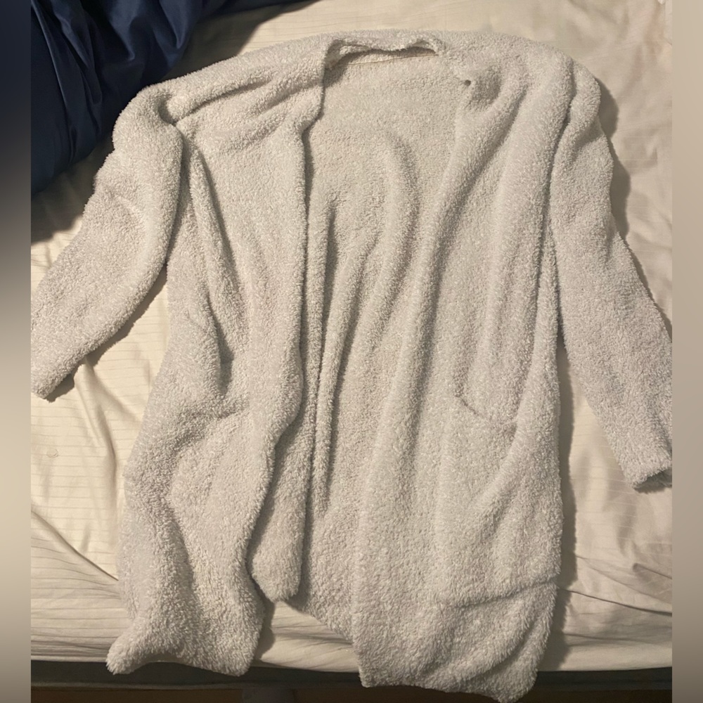 Cozy white cardigan/sweater